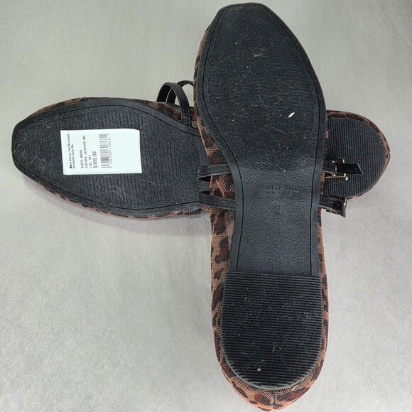 NWT Kenneth Cole New York Mackenzie Women's Shoes Leopard Mesh - Picture 5 of 7